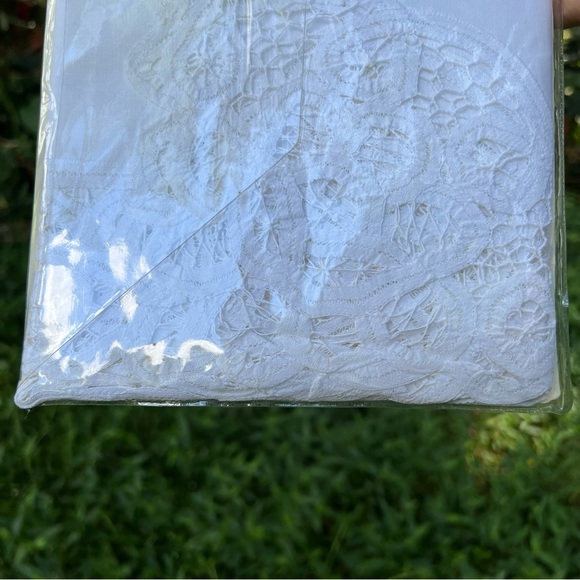 Vintage Battenburg Lace Lace Dresser Table Runner Coffee Table Elizabeth Gray - Picture 4 of 15